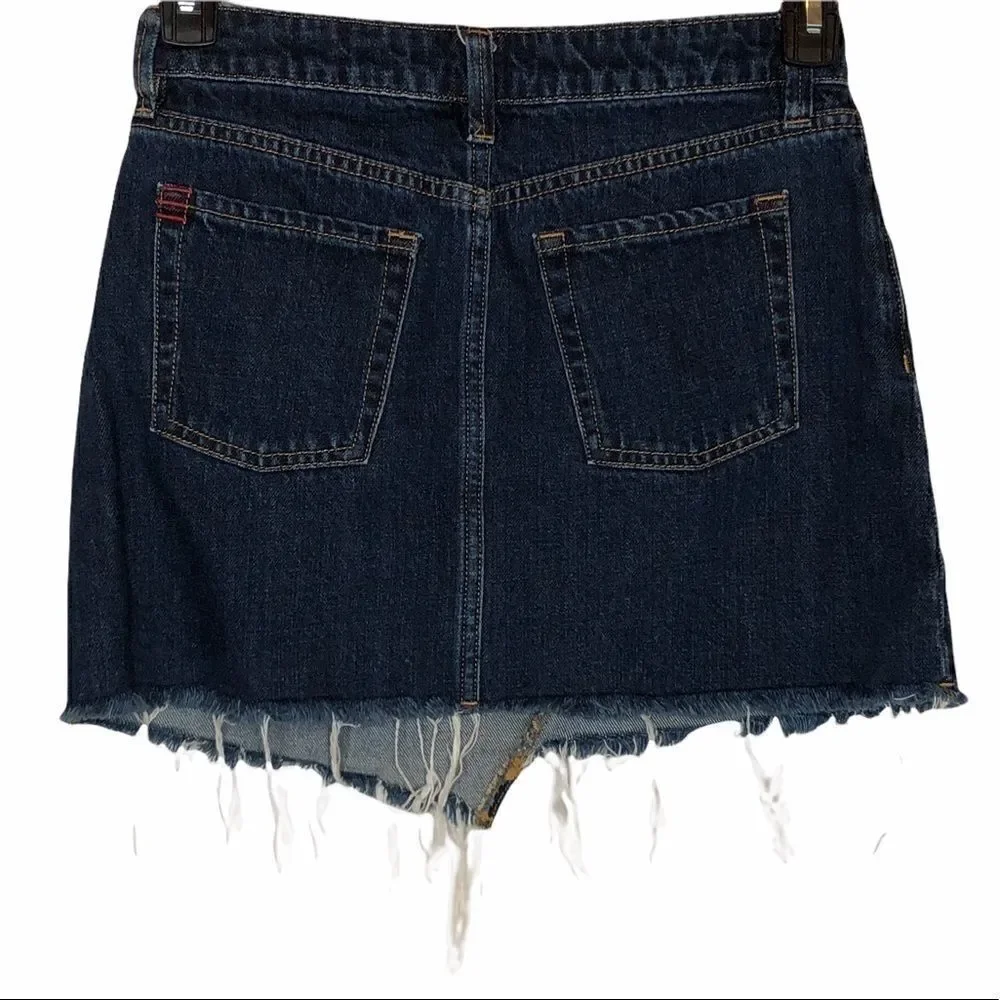 Urban Outfitters BDG Blue Pelmet Mini Skirt Small